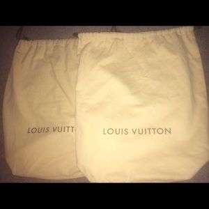 2 Pcs Louis Vuitton Dust Bag